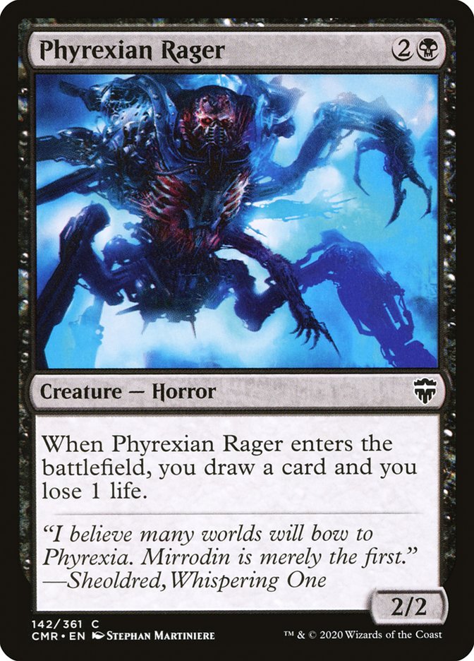 Phyrexian Rager - CMR-142-NF-STD