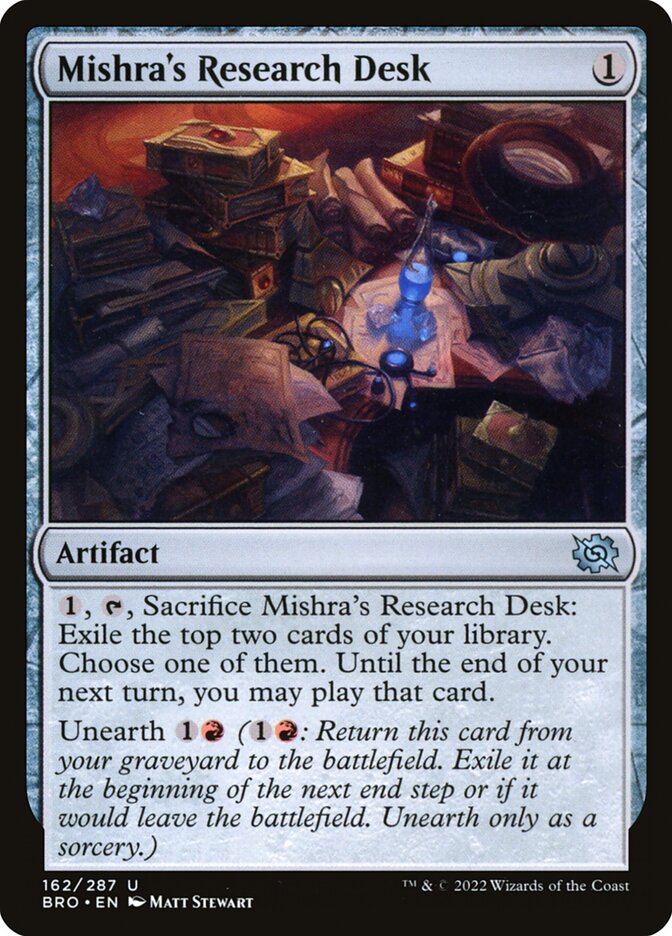 Mishra's Research Desk - carta Magic The Gathering
