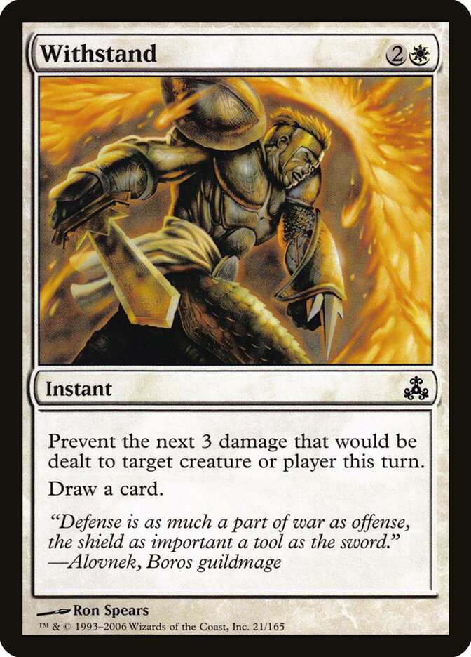 Withstand - carta Magic The Gathering