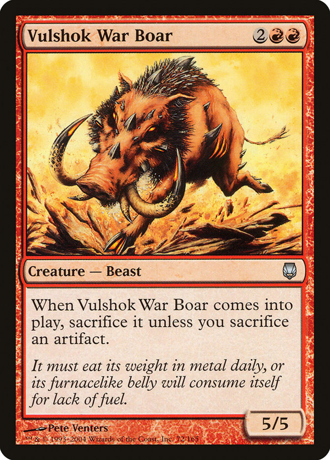 Vulshok War Boar - DST-072-NF-STD
