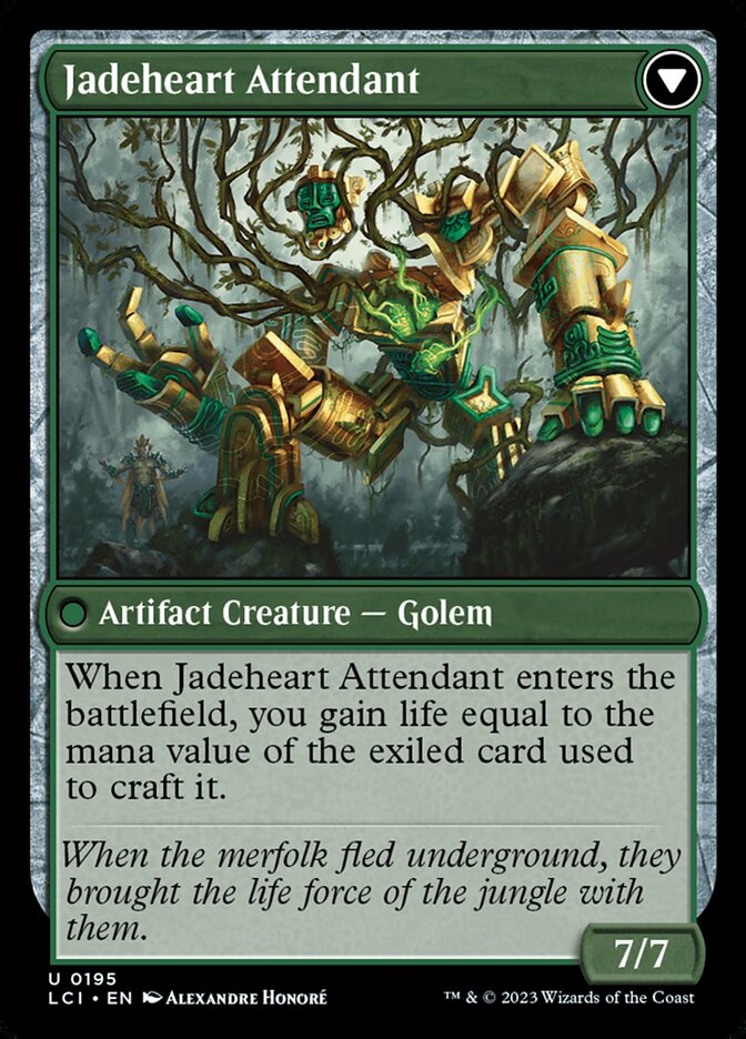 Jadeheart Attendant - carta Magic The Gathering
