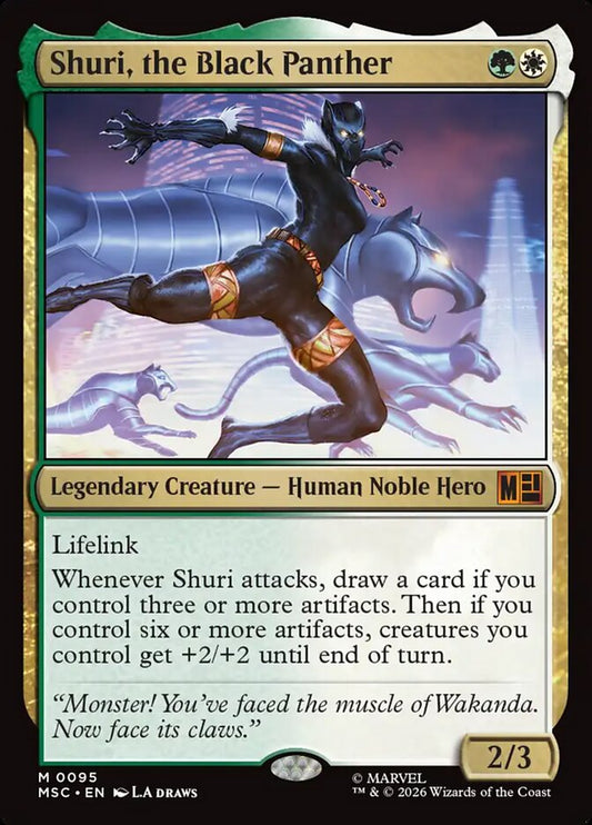 Shuri, the Black Panther - carta Magic The Gathering