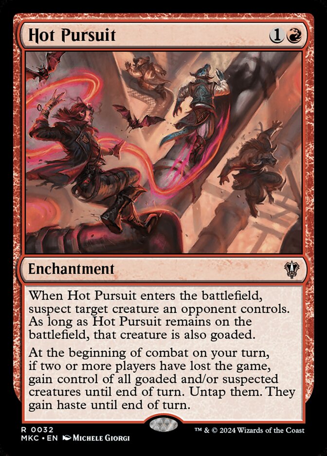Hot Pursuit - carta Magic The Gathering