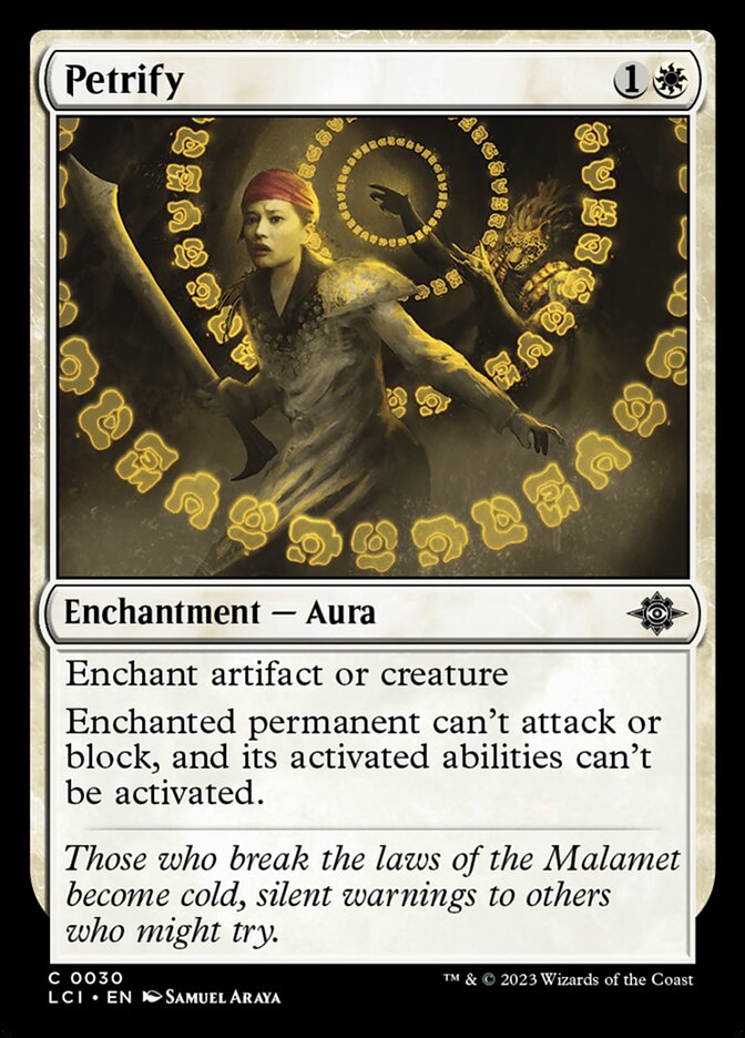 Petrify - carta Magic The Gathering