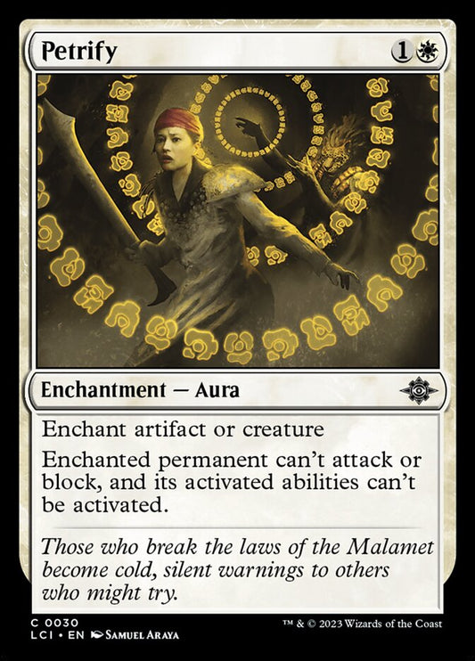 Petrify - carta Magic The Gathering