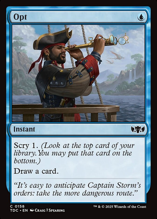 Opt - carta Magic The Gathering