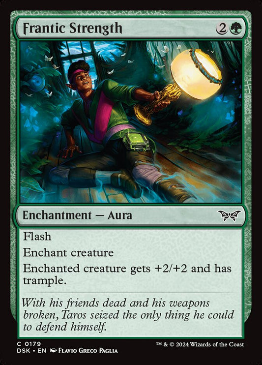 Frantic Strength - carta Magic The Gathering