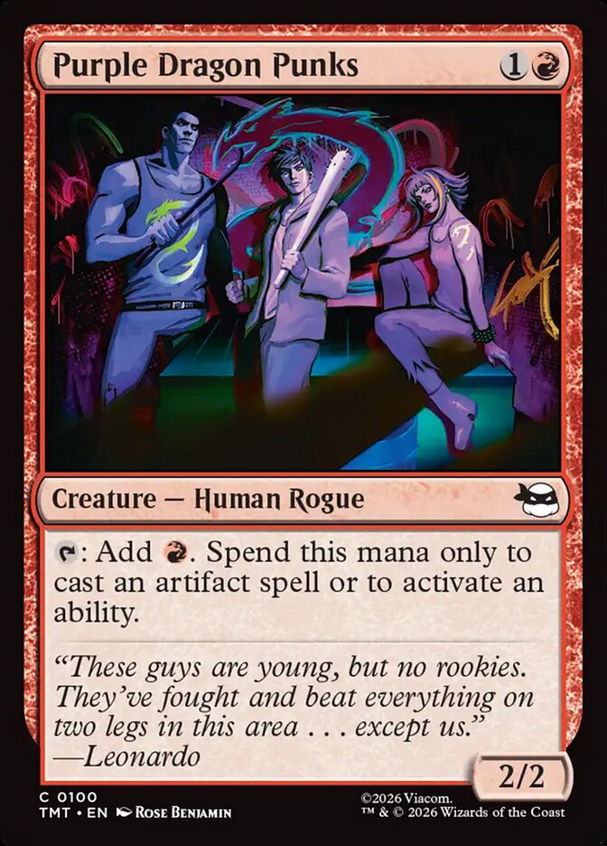 Purple Dragon Punks - carta Magic The Gathering