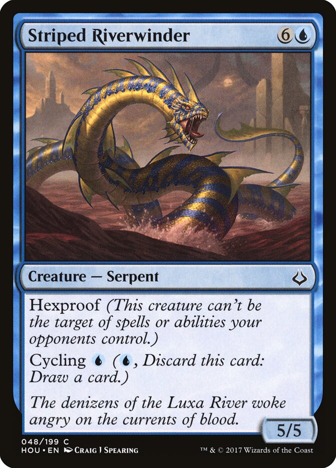 Striped Riverwinder - carta Magic The Gathering