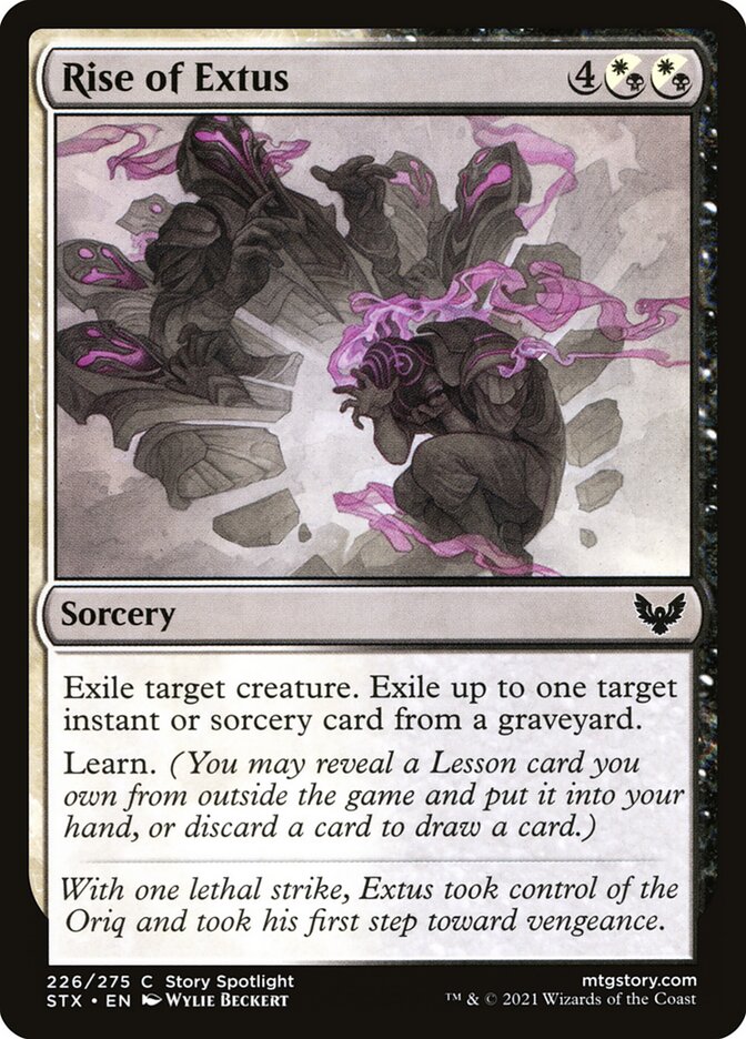 Rise of Extus - carta Magic The Gathering