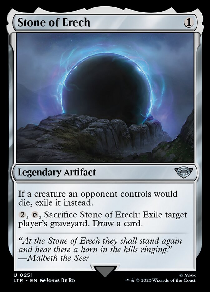 Stone of Erech - carta Magic The Gathering