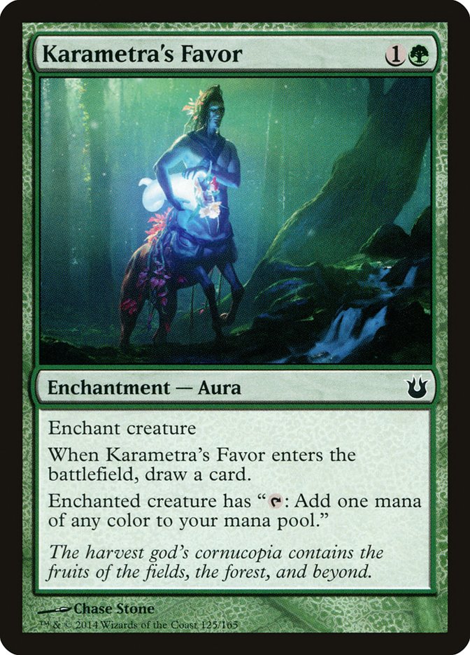 Karametra's Favor - carta Magic The Gathering