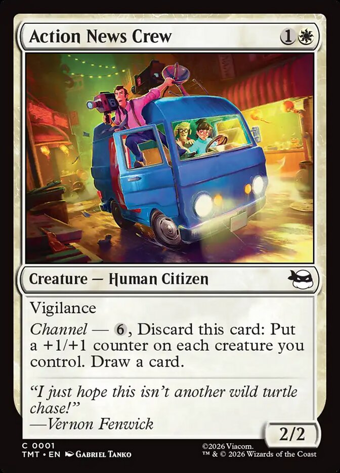 Action News Crew - carta Magic The Gathering