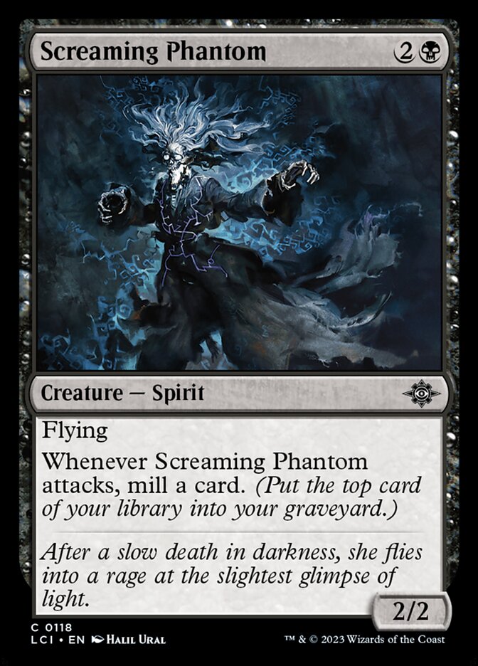 Screaming Phantom - carta Magic The Gathering