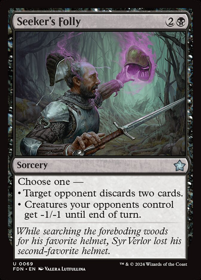 Seeker's Folly - carta Magic The Gathering