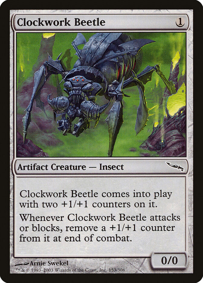Clockwork Beetle - carta Magic The Gathering