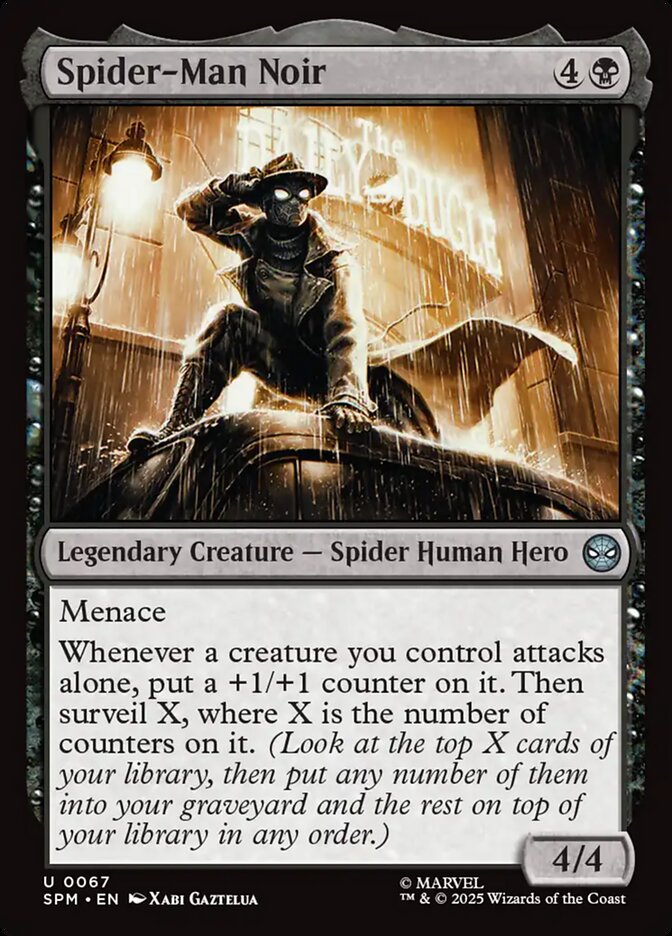 Spider-Man Noir - SPM-067-NF-LDG-UNI