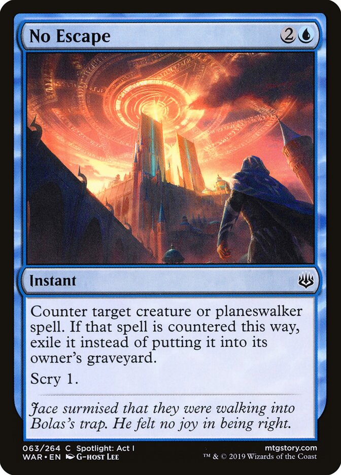 No Escape - carta Magic The Gathering