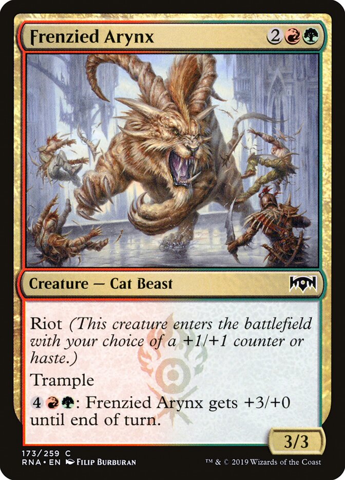 Frenzied Arynx - carta Magic The Gathering