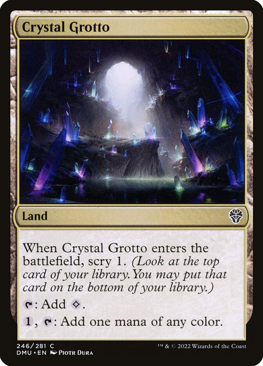 Crystal Grotto - carta Magic The Gathering