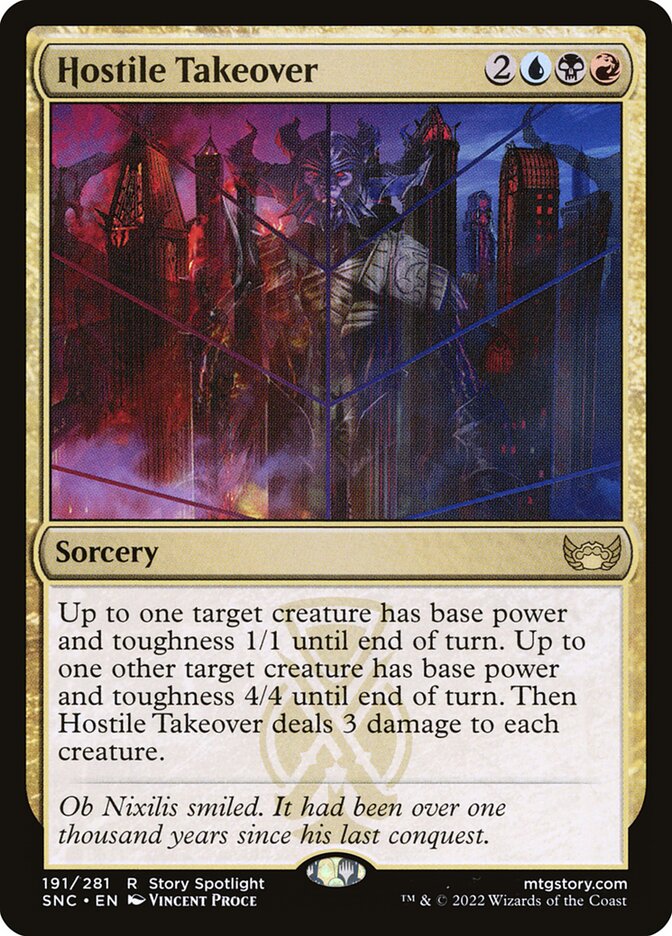 Hostile Takeover - carta Magic The Gathering