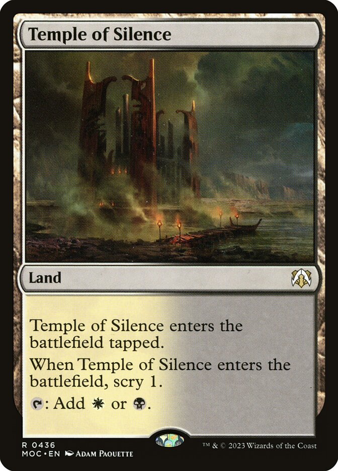 Temple of Silence - carta Magic The Gathering