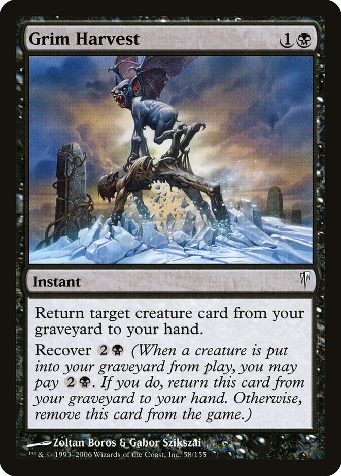 Grim Harvest - carta Magic The Gathering