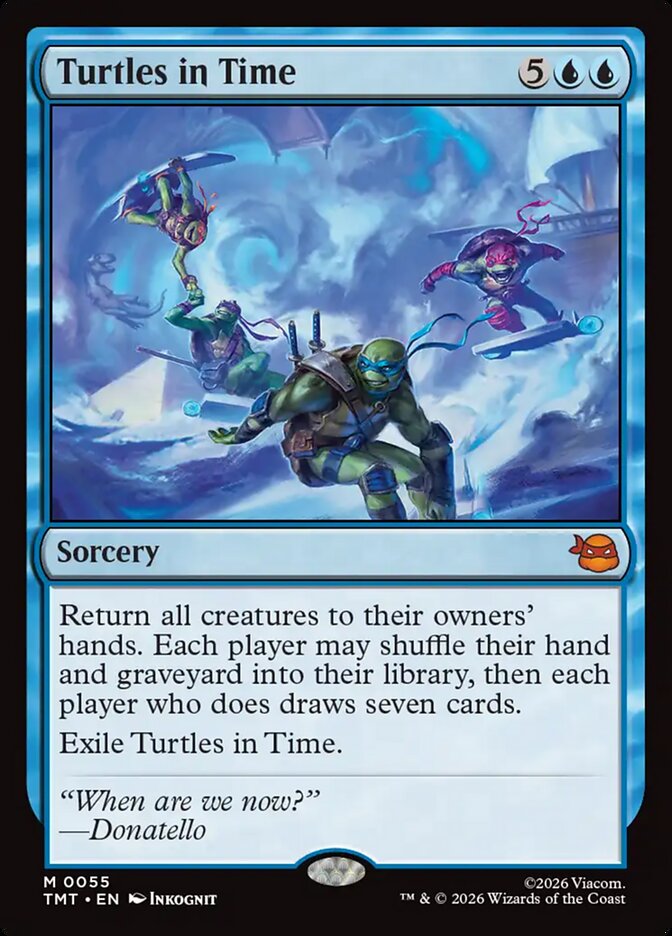 Turtles in Time - carta Magic The Gathering
