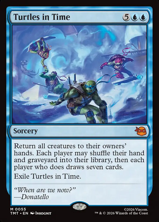 Turtles in Time - carta Magic The Gathering
