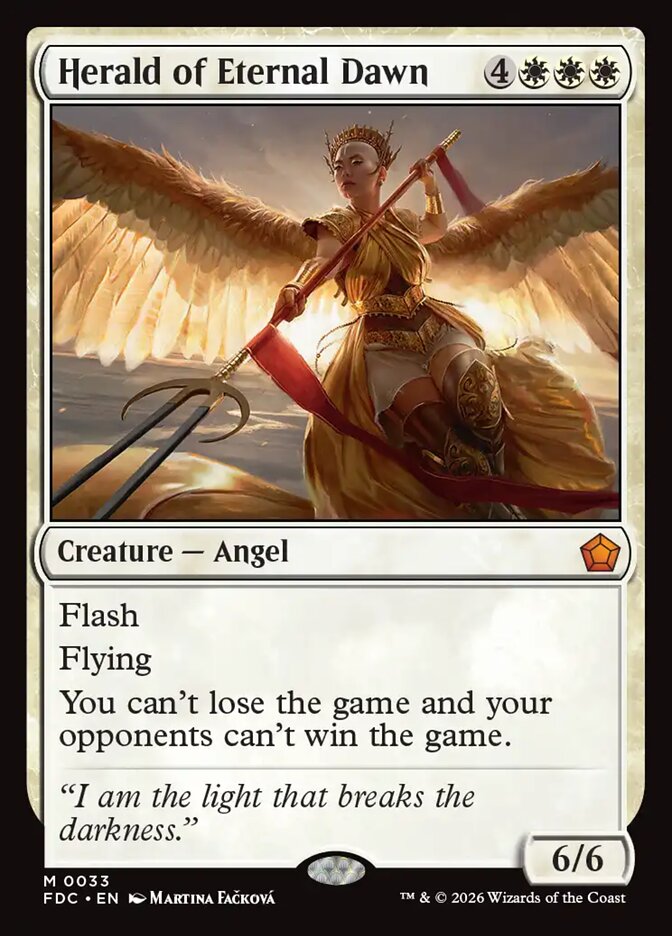 Herald of Eternal Dawn - carta Magic The Gathering