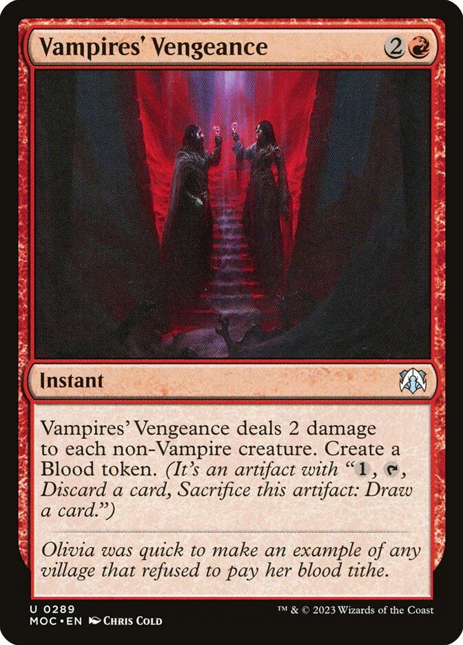 Vampires' Vengeance - carta Magic The Gathering