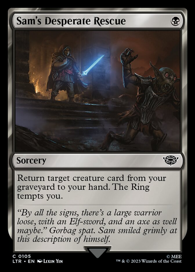 Sam's Desperate Rescue - carta Magic The Gathering