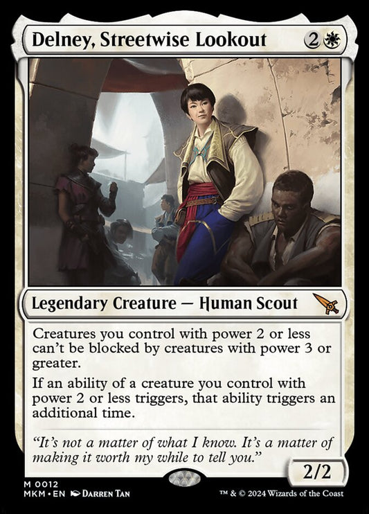 Delney, Streetwise Lookout - carta Magic The Gathering