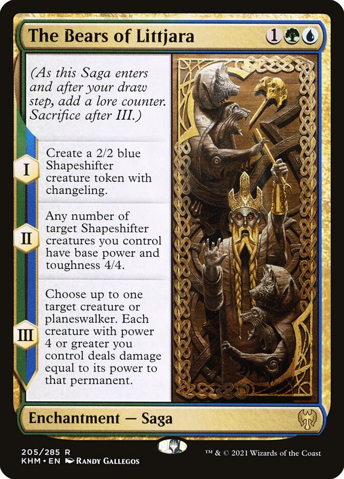 The Bears of Littjara - carta Magic The Gathering