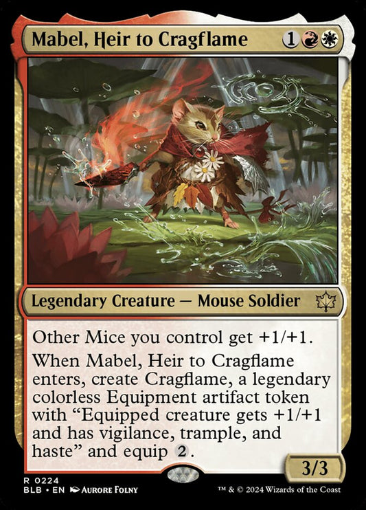 Mabel, Heir to Cragflame - carta Magic The Gathering