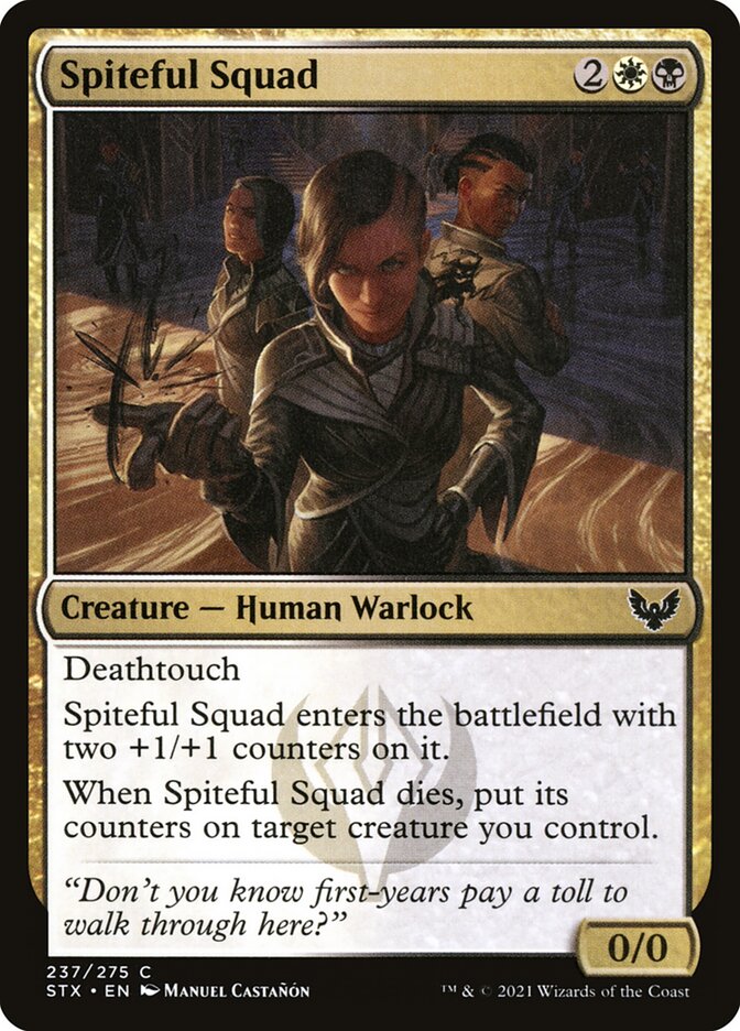 Spiteful Squad - carta Magic The Gathering