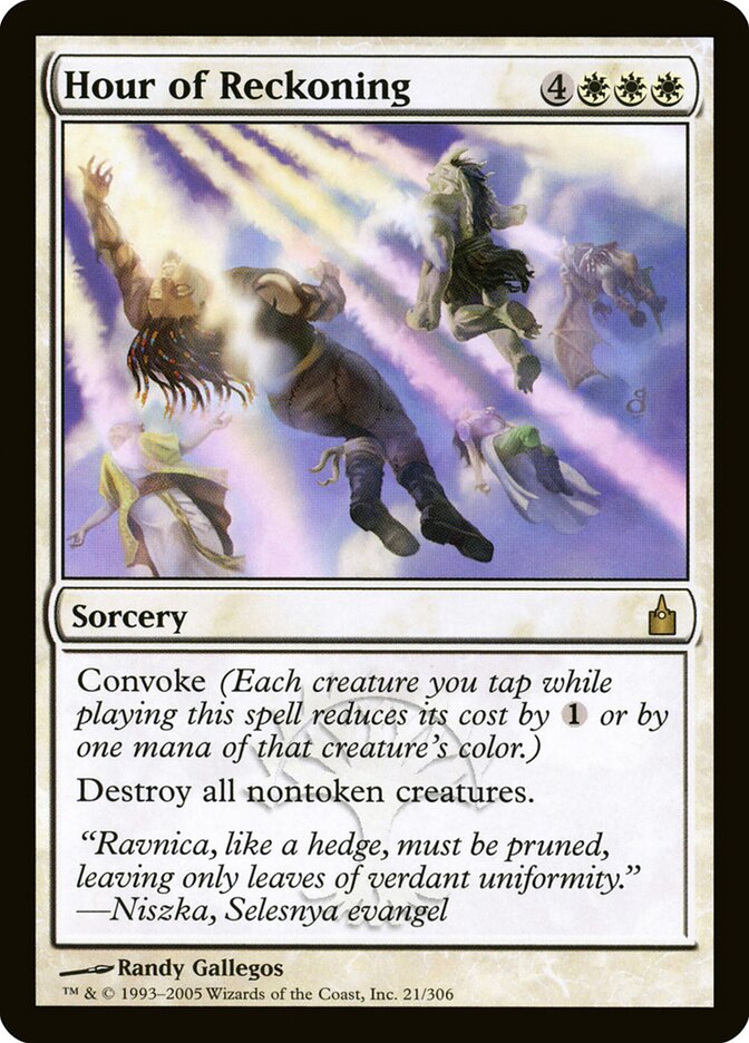 Hour of Reckoning - carta Magic The Gathering