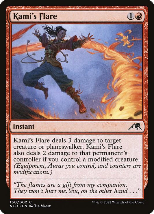 Kami's Flare - carta Magic The Gathering