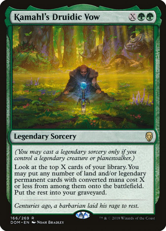 Kamahl's Druidic Vow - DOM-166-NF-LDG