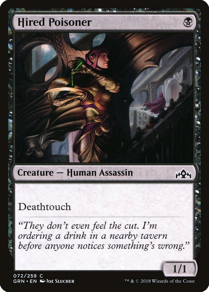 Hired Poisoner - carta Magic The Gathering