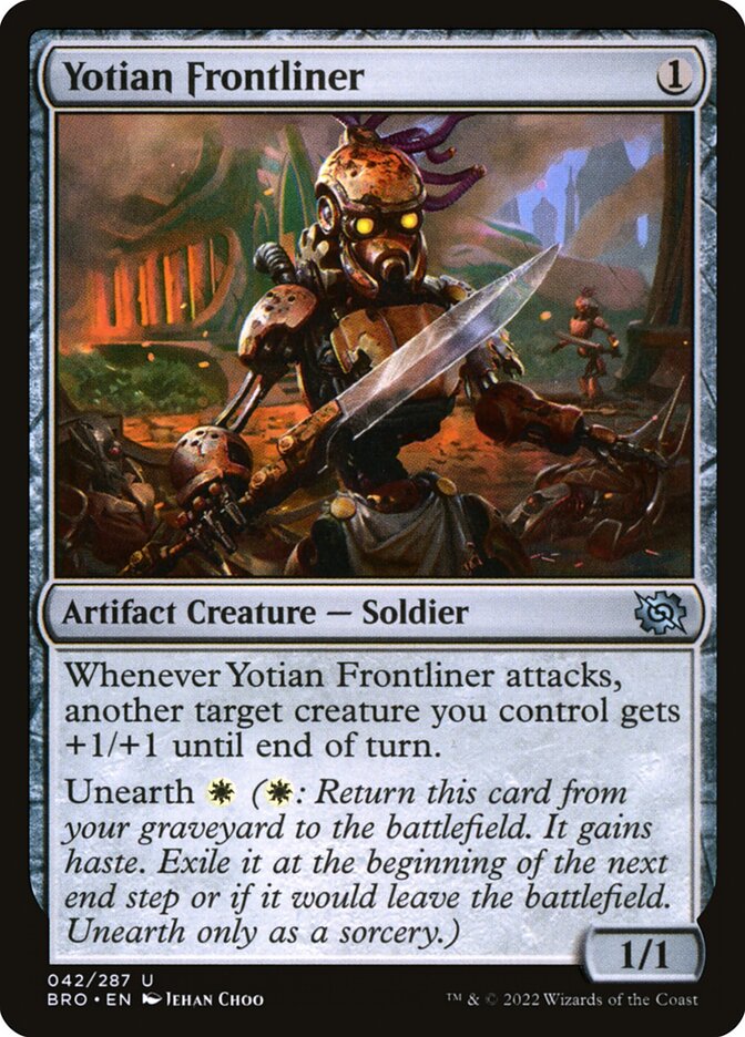 Yotian Frontliner - carta Magic The Gathering