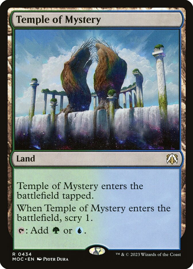 Temple of Mystery - carta Magic The Gathering