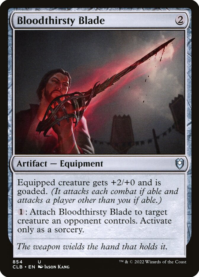 Bloodthirsty Blade - carta Magic The Gathering
