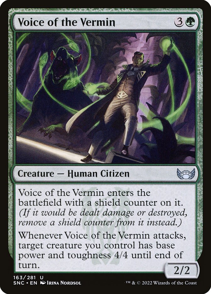 Voice of the Vermin - carta Magic The Gathering