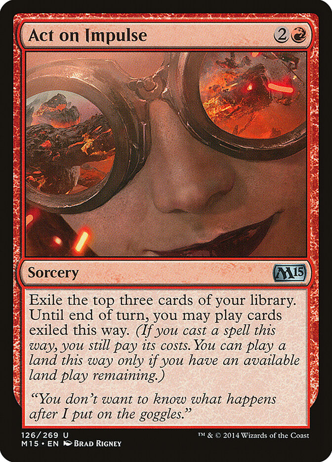 Act on Impulse - carta Magic The Gathering