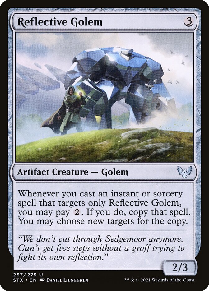 Reflective Golem - carta Magic The Gathering