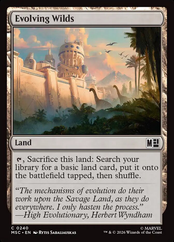 Evolving Wilds - carta Magic The Gathering