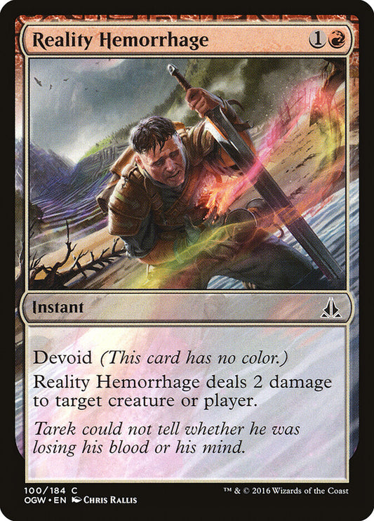 Reality Hemorrhage - carta Magic The Gathering