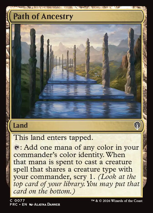 Path of Ancestry - carta Magic The Gathering