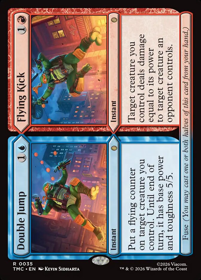 Double Jump // Flying Kick - carta Magic The Gathering